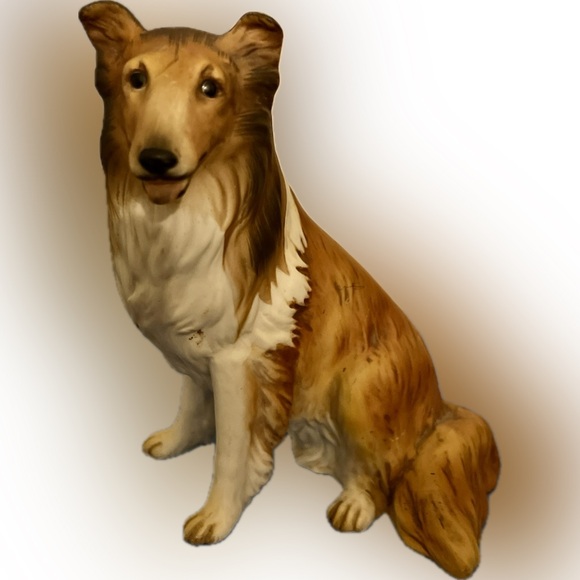 1986 HOMCO Collie Figurine Lassie Sheltie Masterpiece Collection - Picture 1 of 9